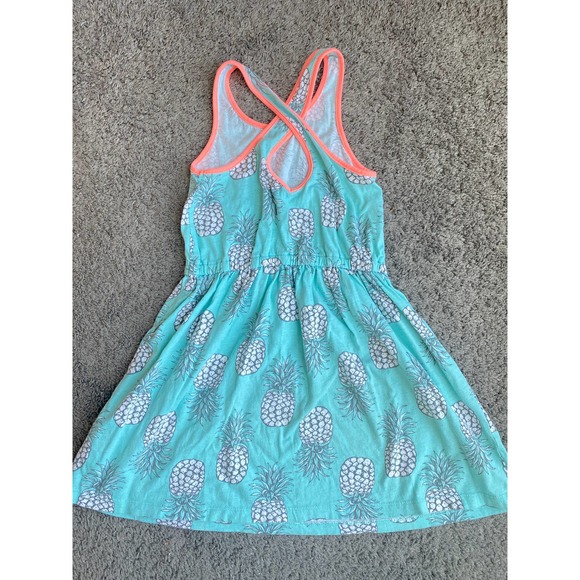 Carter's blue pinapple racerback dress, size 6 - Picture 1 of 4
